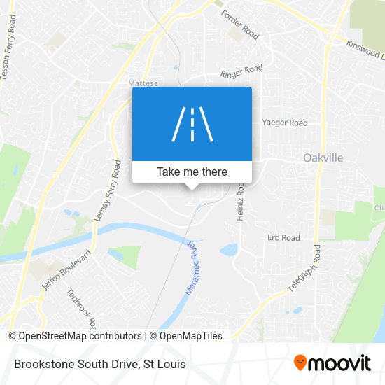 Mapa de Brookstone South Drive