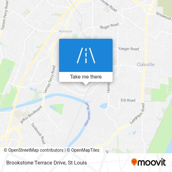 Brookstone Terrace Drive map