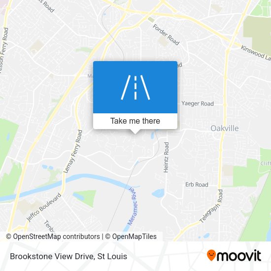Brookstone View Drive map
