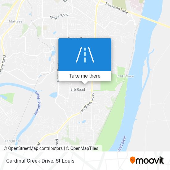 Mapa de Cardinal Creek Drive