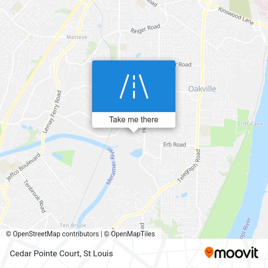 Cedar Pointe Court map