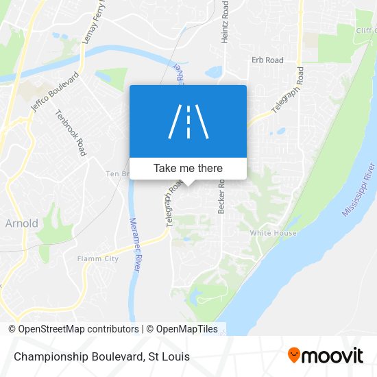 Championship Boulevard map