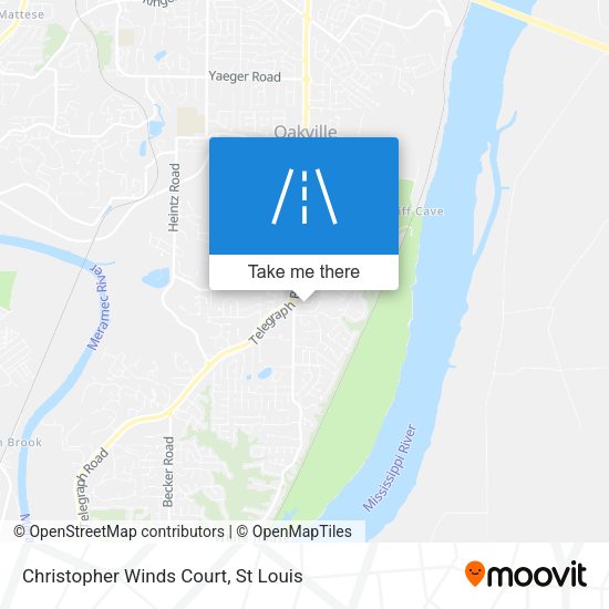 Christopher Winds Court map
