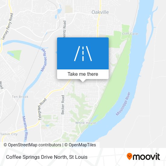 Coffee Springs Drive North map