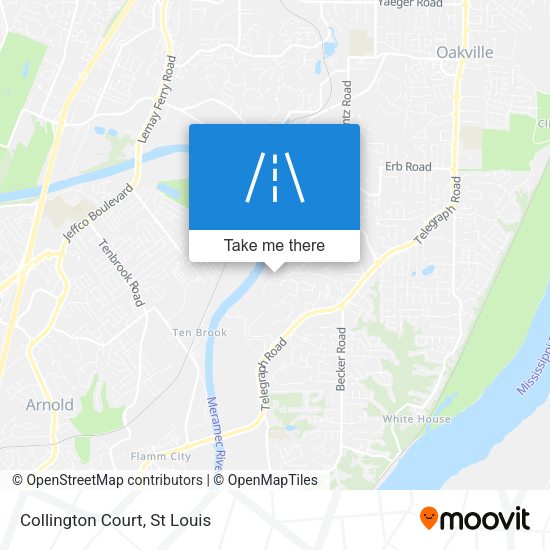 Mapa de Collington Court