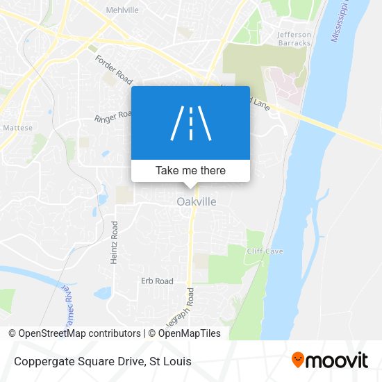 Coppergate Square Drive map