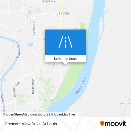 Crescent View Drive map