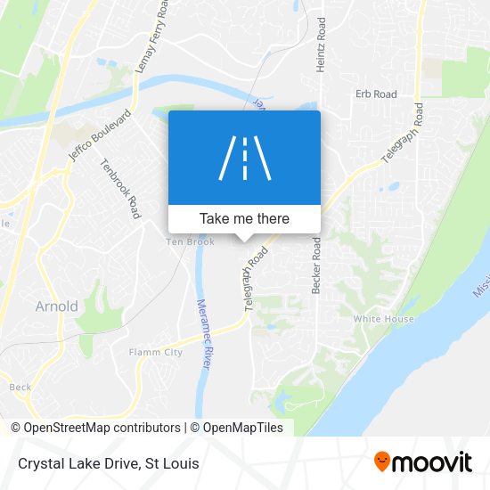 Crystal Lake Drive map