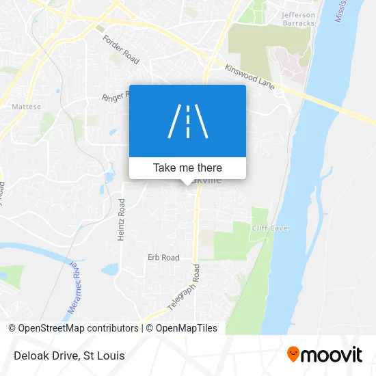 Mapa de Deloak Drive
