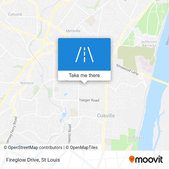 Mapa de Fireglow Drive