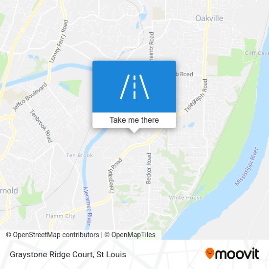 Mapa de Graystone Ridge Court
