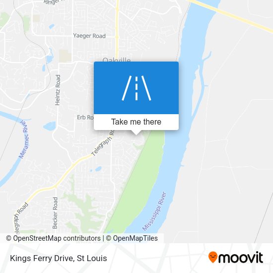 Mapa de Kings Ferry Drive