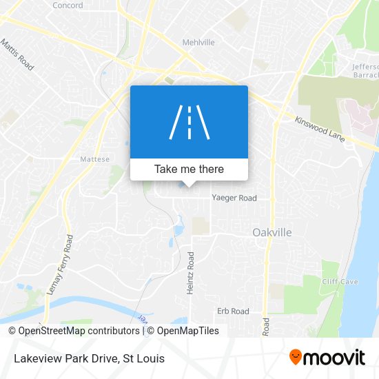 Lakeview Park Drive map