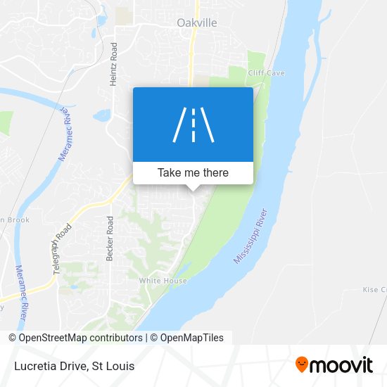 Mapa de Lucretia Drive