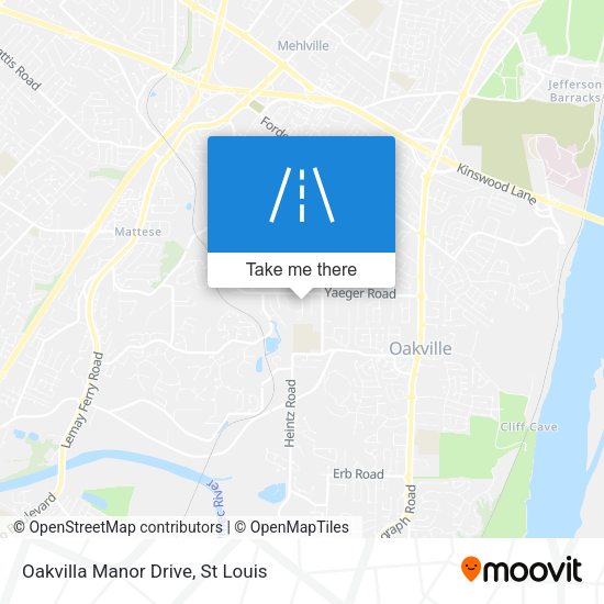 Mapa de Oakvilla Manor Drive