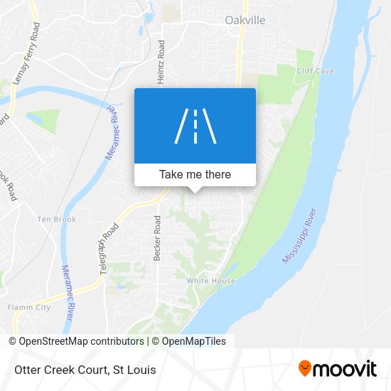 Mapa de Otter Creek Court