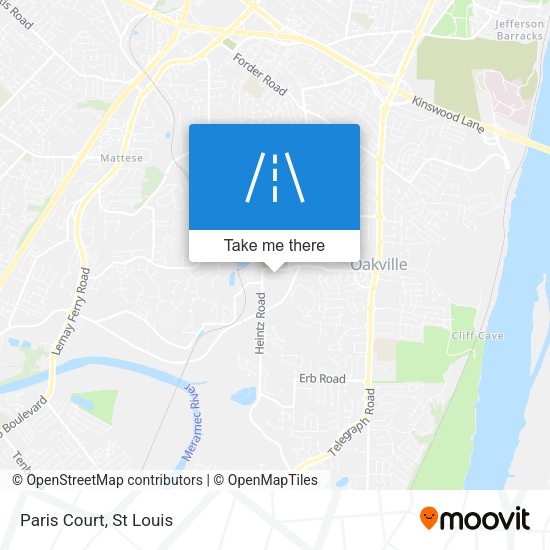 Mapa de Paris Court