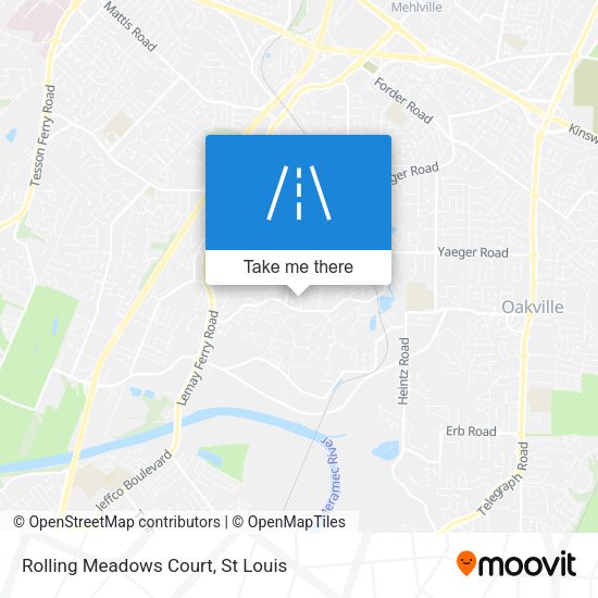 Rolling Meadows Court map