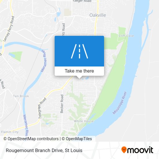 Rougemount Branch Drive map