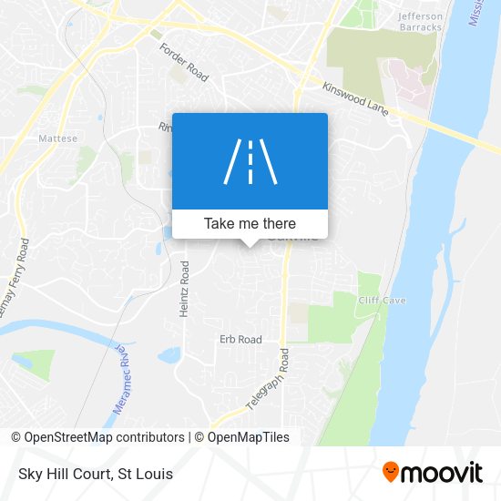 Mapa de Sky Hill Court