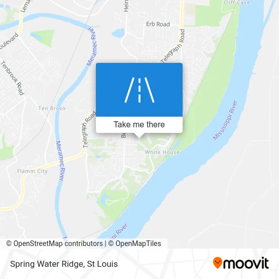 Spring Water Ridge map