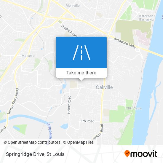 Springridge Drive map