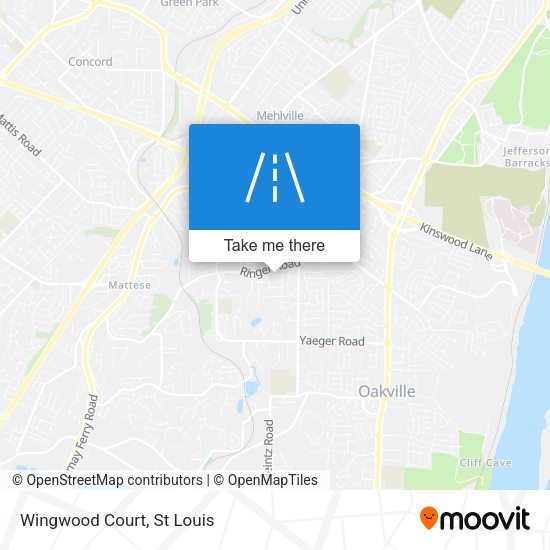 Mapa de Wingwood Court