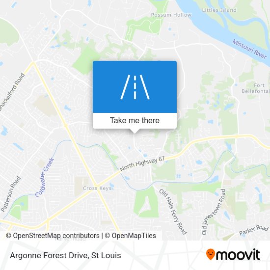 Mapa de Argonne Forest Drive