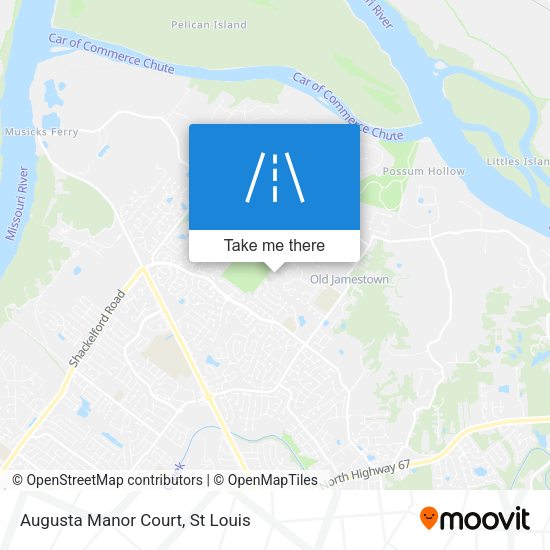 Augusta Manor Court map