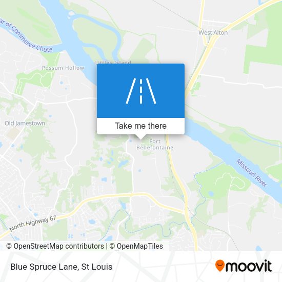 Mapa de Blue Spruce Lane