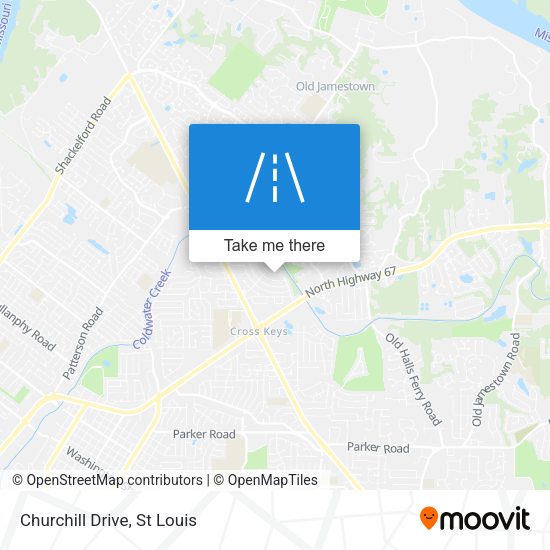Mapa de Churchill Drive
