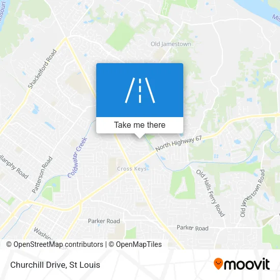Mapa de Churchill Drive