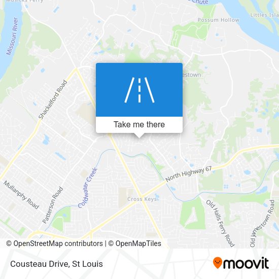 Mapa de Cousteau Drive