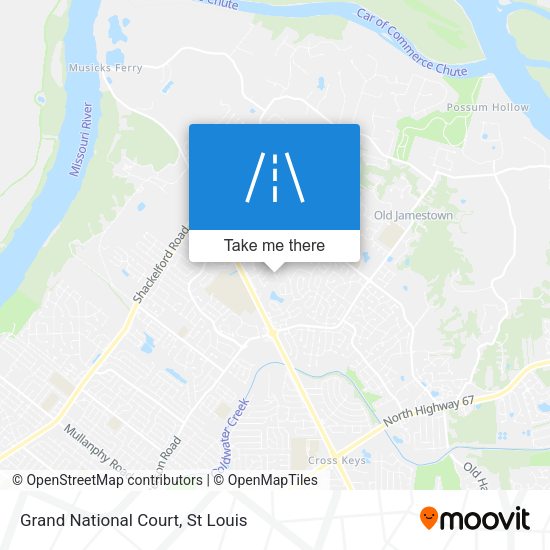 Mapa de Grand National Court