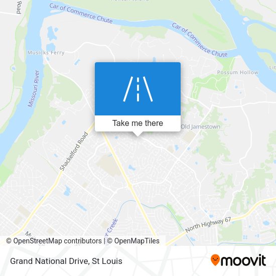 Grand National Drive map