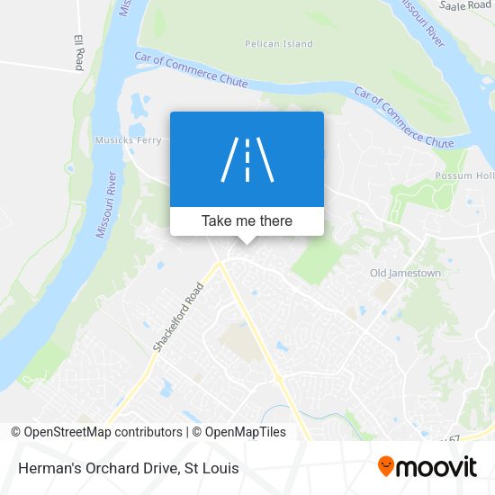 Herman's Orchard Drive map