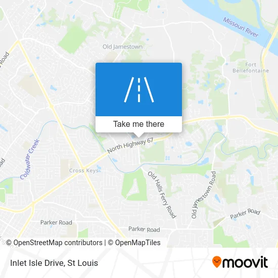 Inlet Isle Drive map