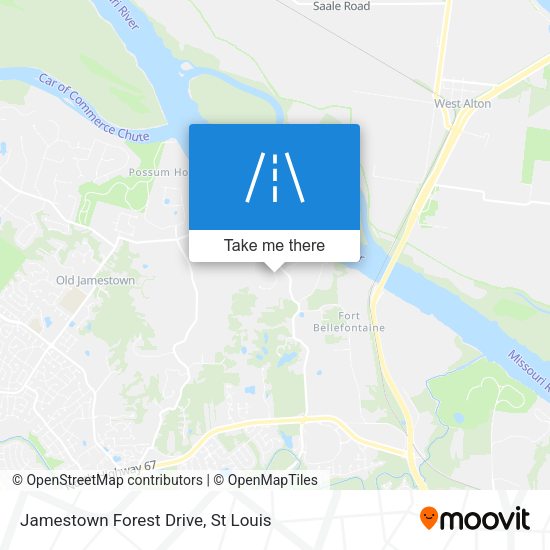 Mapa de Jamestown Forest Drive