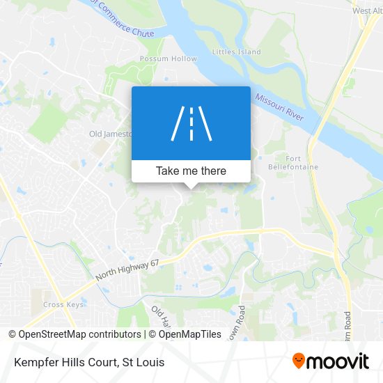 Kempfer Hills Court map