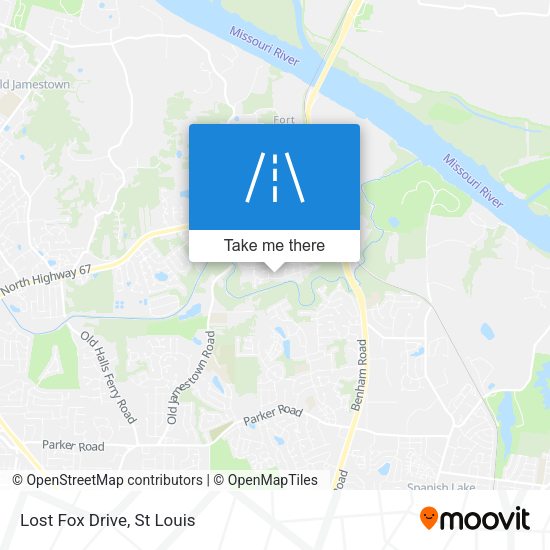 Lost Fox Drive map