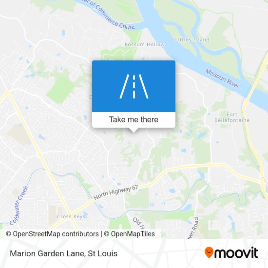 Mapa de Marion Garden Lane