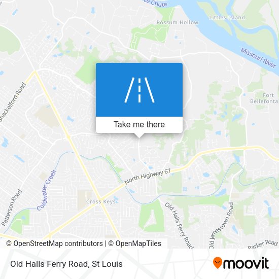 Mapa de Old Halls Ferry Road