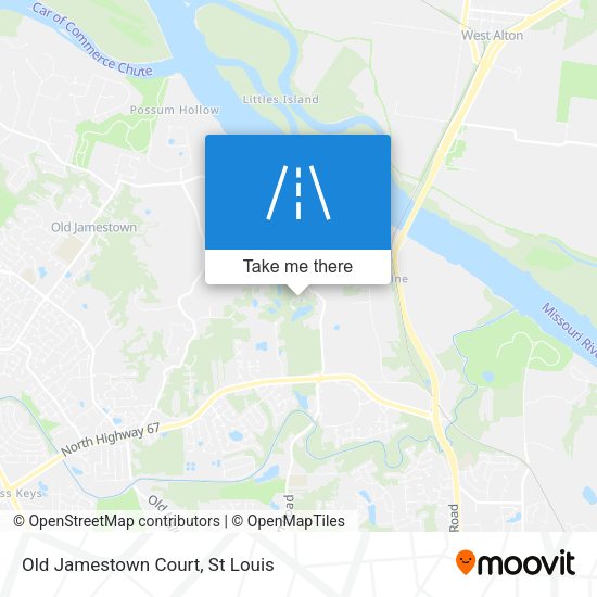 Old Jamestown Court map