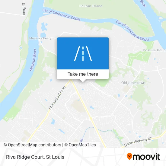 Riva Ridge Court map