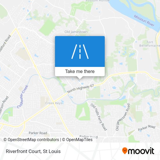 Mapa de Riverfront Court