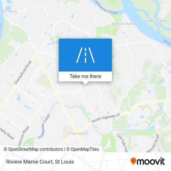 Riviere Marne Court map
