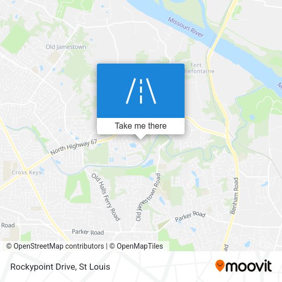 Mapa de Rockypoint Drive