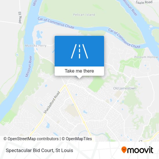 Spectacular Bid Court map