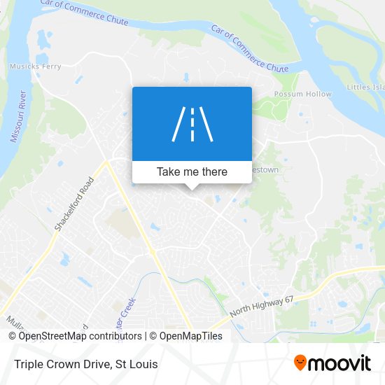 Triple Crown Drive map