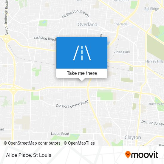 Mapa de Alice Place